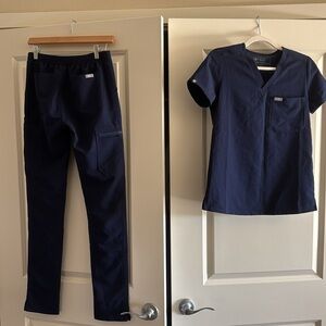 Perfect condition navy figs scrubs